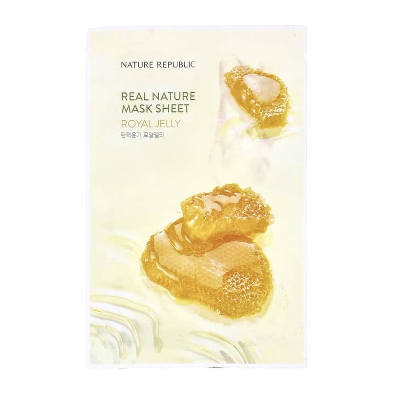 Real Nature Beauty Mask Sheet, Royal Jelly