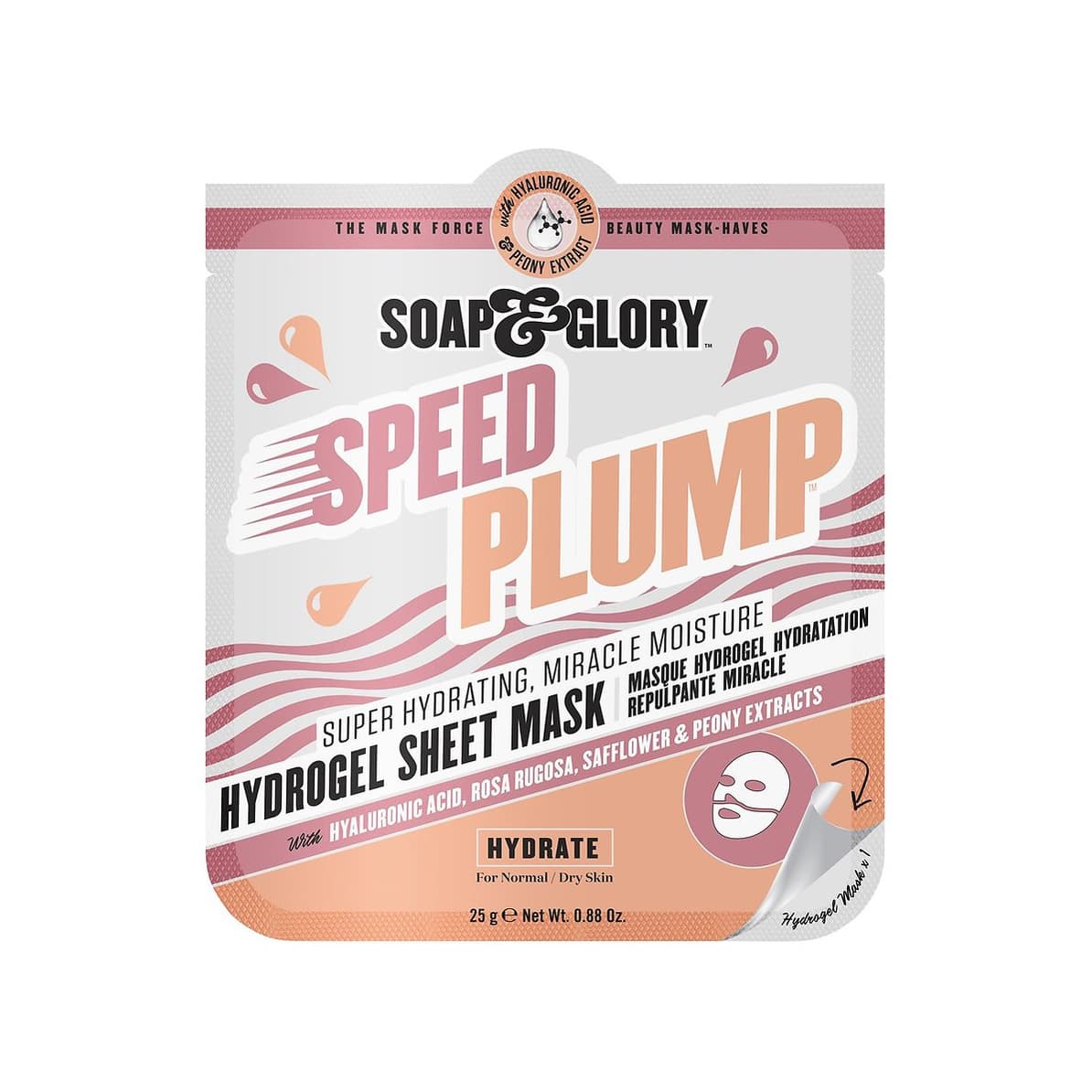 Speed Plump Super Hydrating Miracle Moisture Hydrogel Sheet Mask