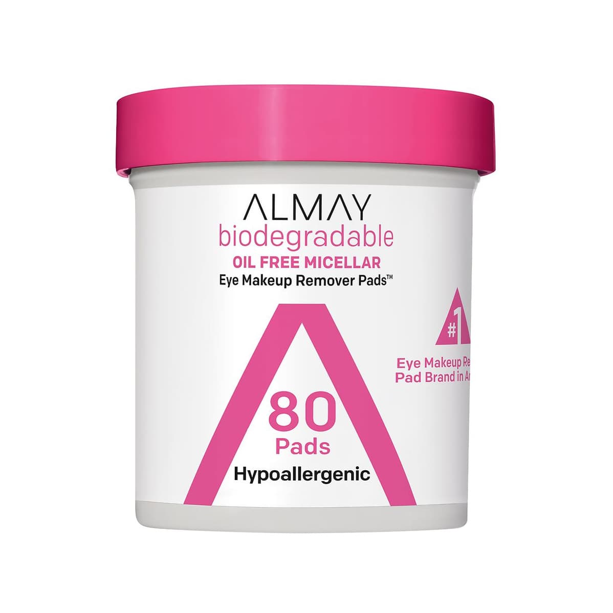 Biodegradable Oil Free Micellar Eye Makeup Remover Pads