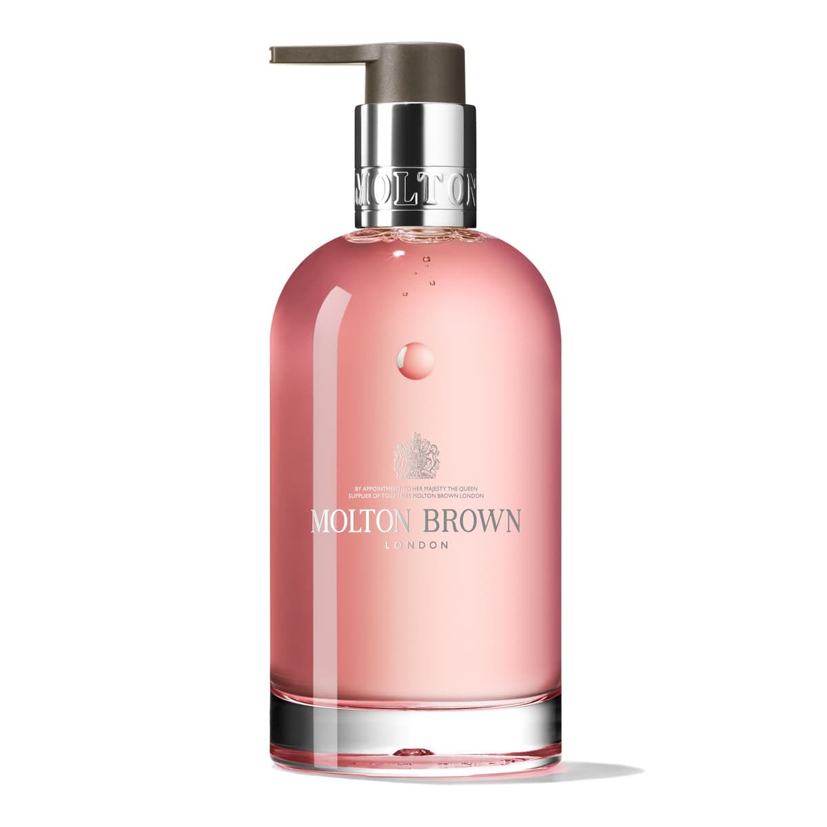 Delicious Rhubarb and Rose Fine Liquid Hand Wash in Glass Bottle