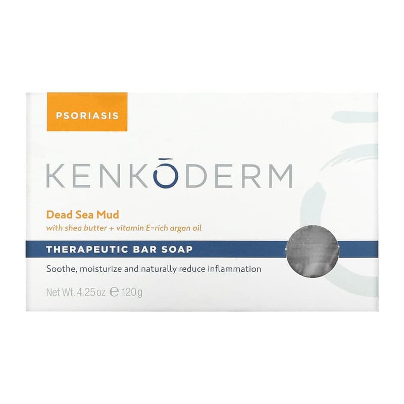 Therapeutic Bar Soap with Sea Butter + Vitamin E-Rich Argan Oil, Dead Sea Mud