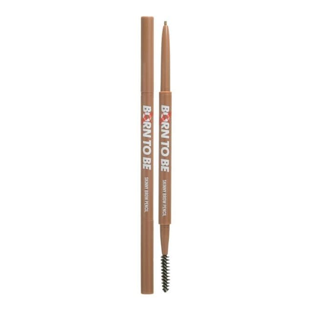 Born To Be Madproof Skinny Brow Pencil, #02 Light Brown