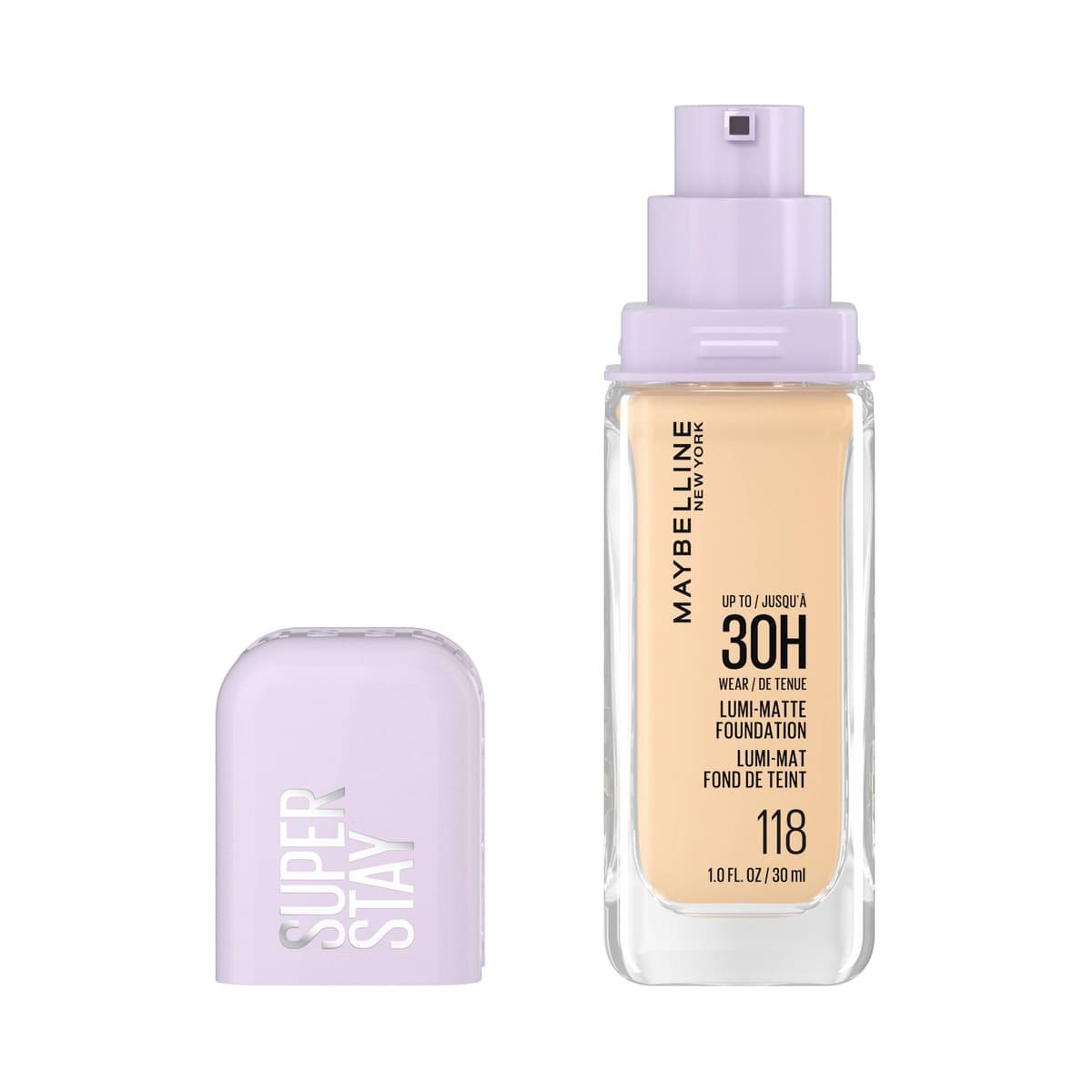 Super Stay Up to 30HR Wear Lumi-Matte Liquid Foundation, #118
