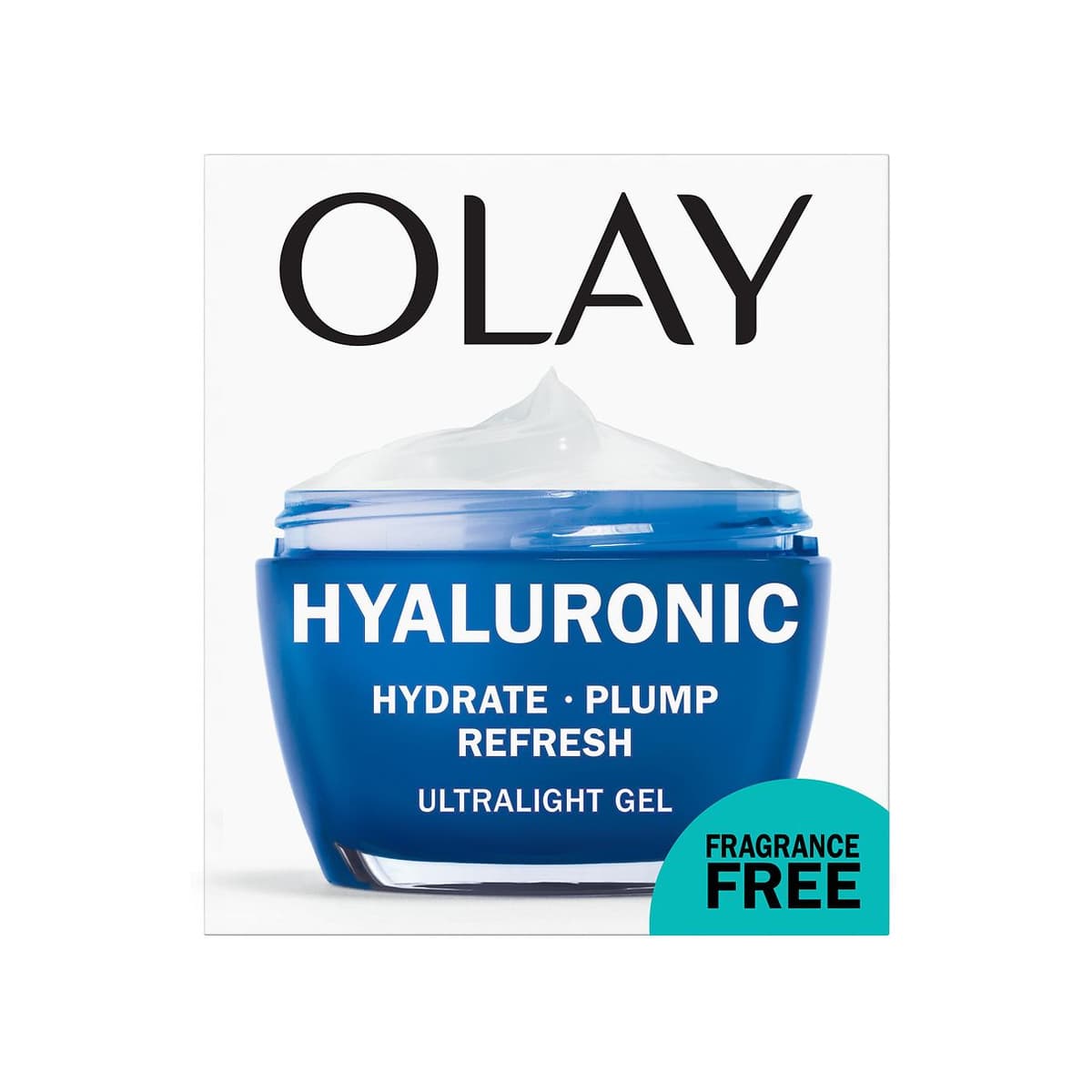 Hyaluronic Acid + Peptide 24 Gel Face Moisturizer No scent