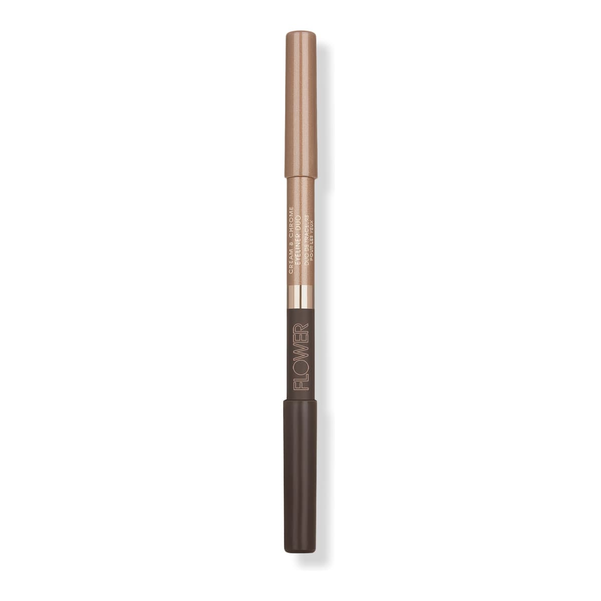 Cream & Chrome Eyeliner Duo, Rich Brown/Rose Gold