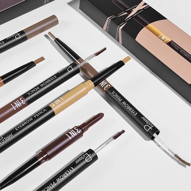 3 In 1 Eyebrow Pencil / Powder / Cream, #02