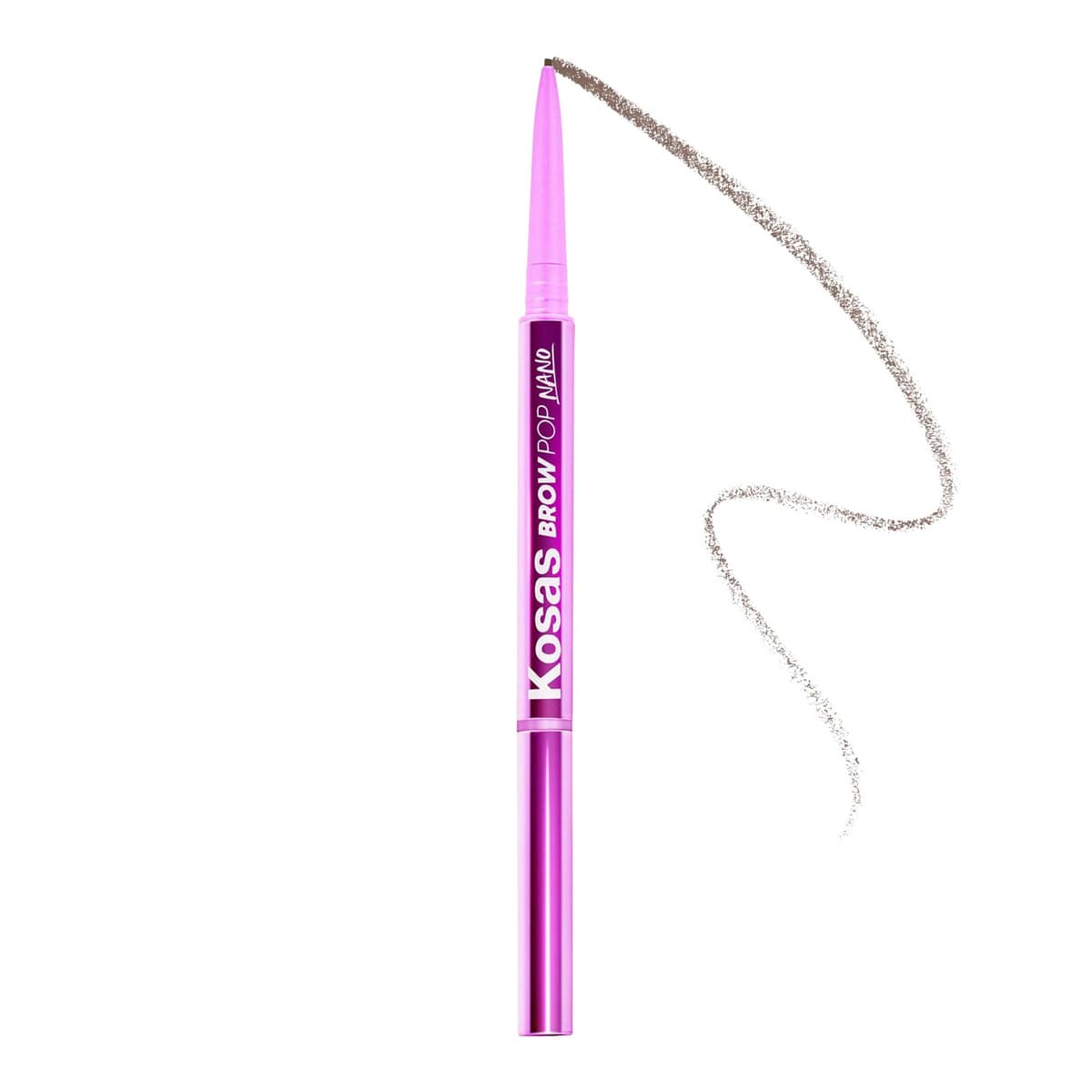 Brow Pop Nano Ultra-Fine Detailing + Feathering Eyebrow Pencil, Medium Brown