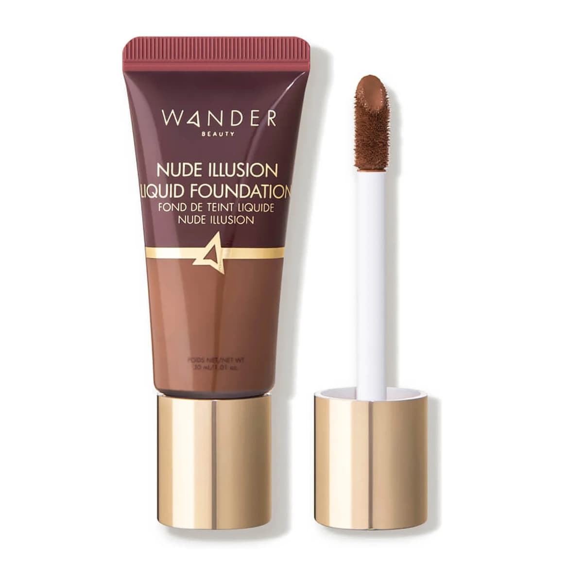Nude Illusion Liquid Foundation, Rich Deep
