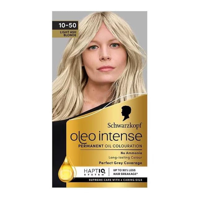 Oleo Intense Ash Blonde Permanent Hair Dye