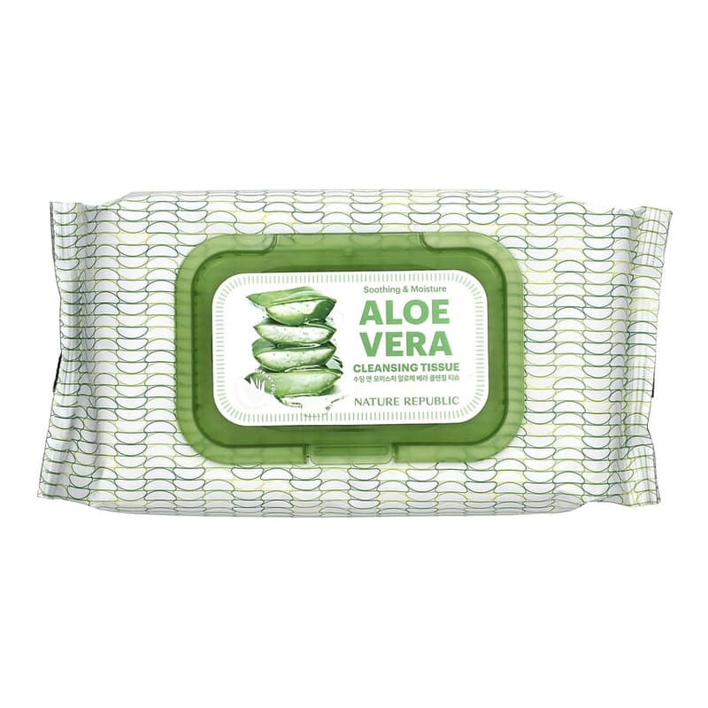 Soothing & Moisture Aloe Vera, Cleansing Tissue