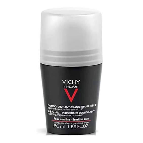 Homme 48Hr Deodorant Roll-On For Sensitive Skin