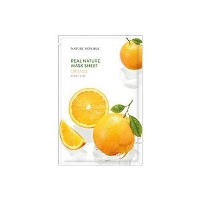 Real Nature Mask Sheet, Orange