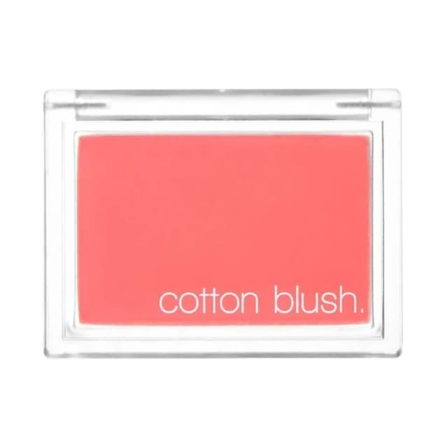 Cotton Blusher, Red Flat