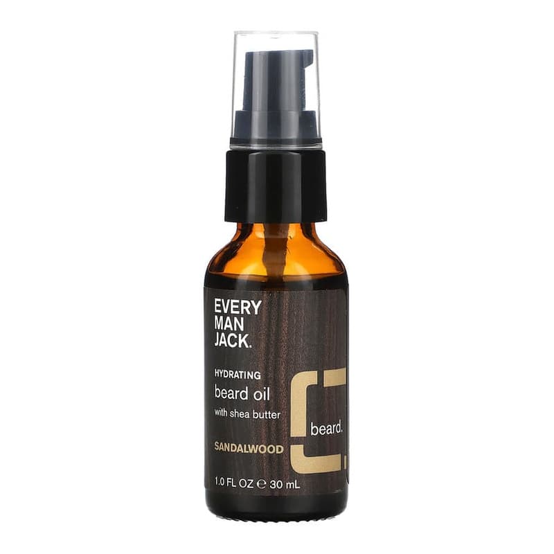 Hydrating Beard Oil with Shea Butter, Sandalwood