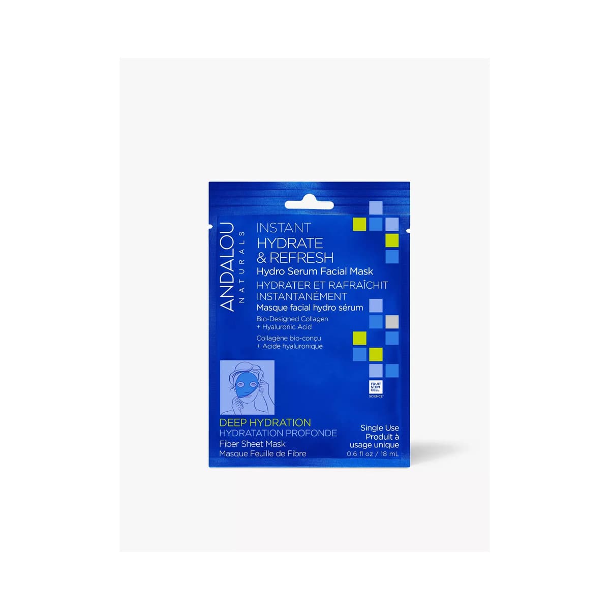 Instant Hydrate and Refresh Face Mask - 0.6 fz
