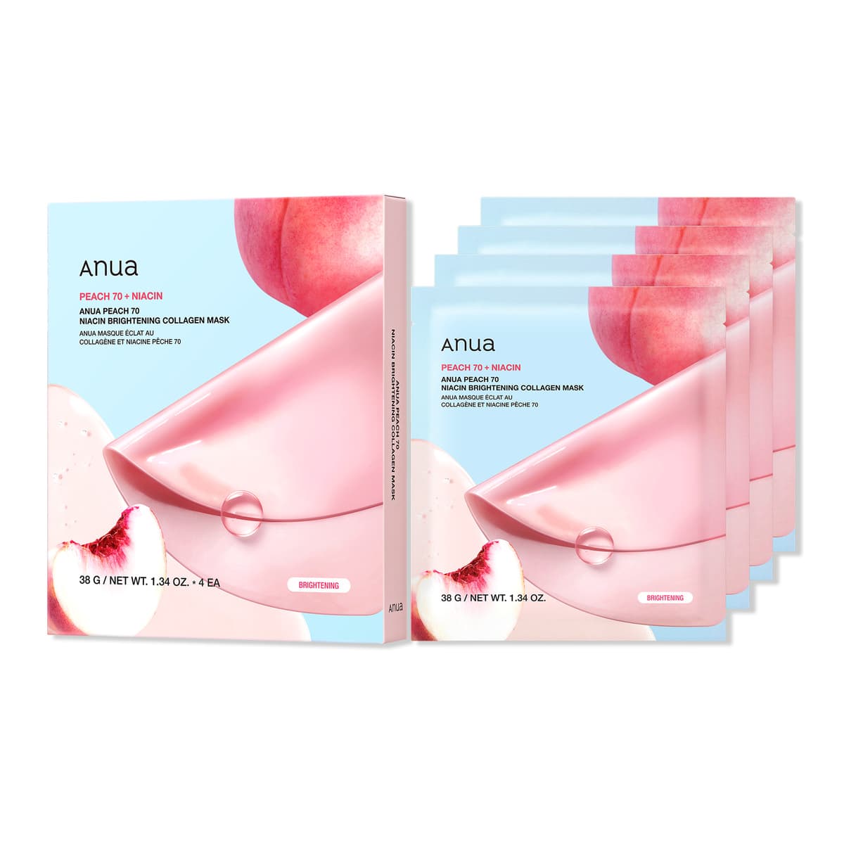 Peach 70 Niacin Brightening Collagen Mask