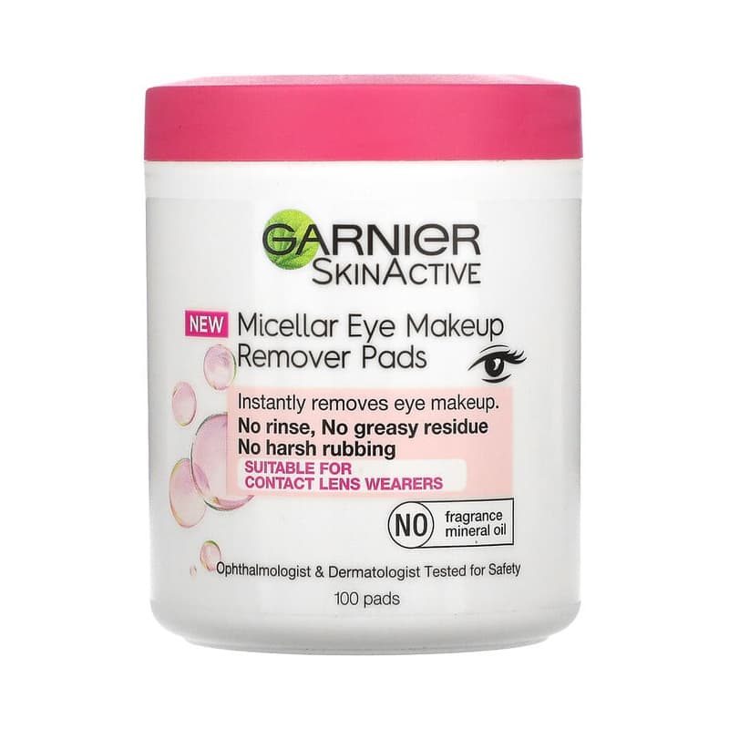 SkinActive, Micellar Eye Makeup Remover Pads