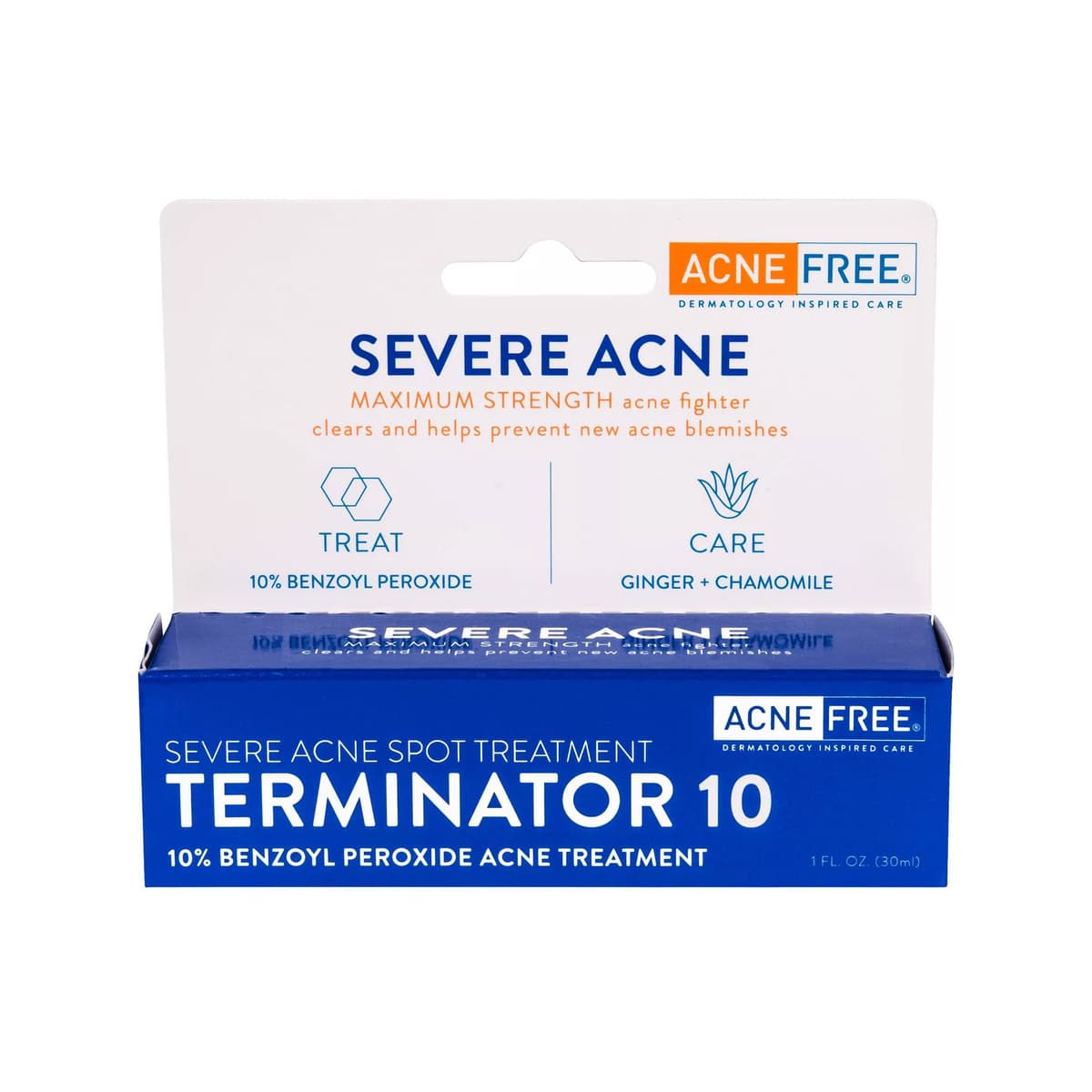 Severe Acne Spot Treatment Terminator 10 with 10% Benzoyl Peroxide