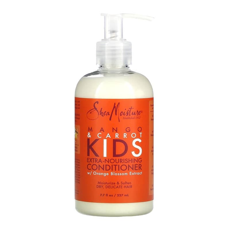 Kids, Extra-Nourishing Conditioner, Dry, Delicate Hair, Mango & Carrot