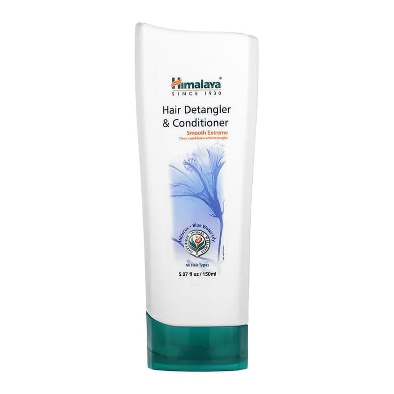 Hair Detangler & Conditioner, All Hair Types, Hibiscus and Blue Water Lily