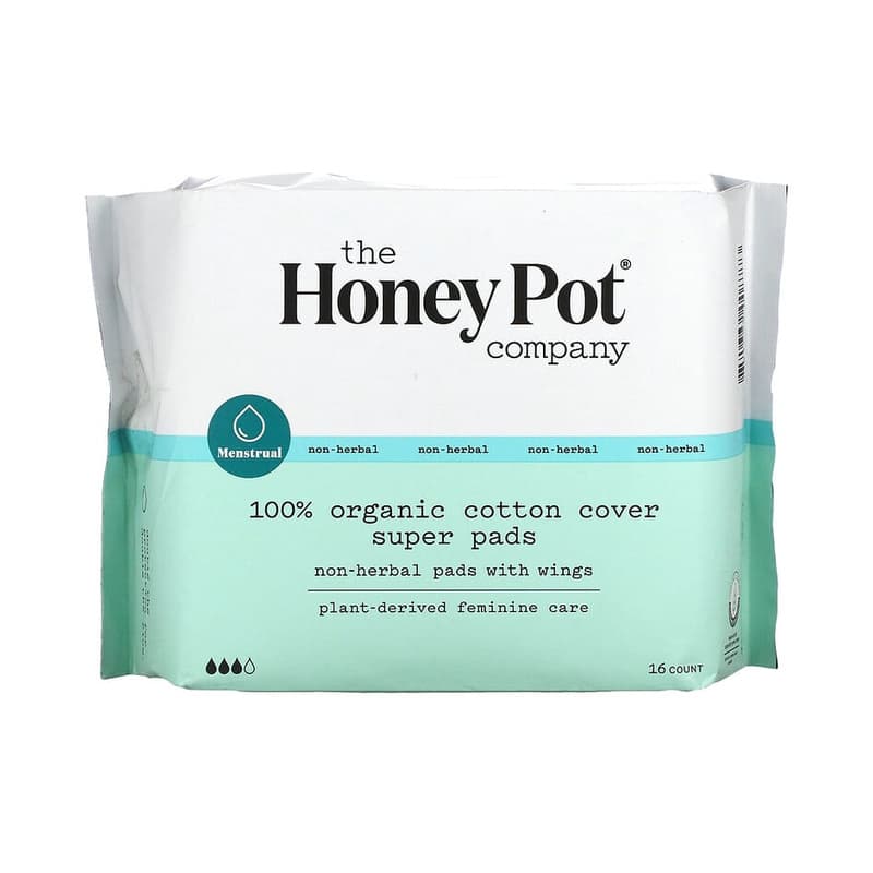 Non-Herbal Pads with Wings, Organic Super