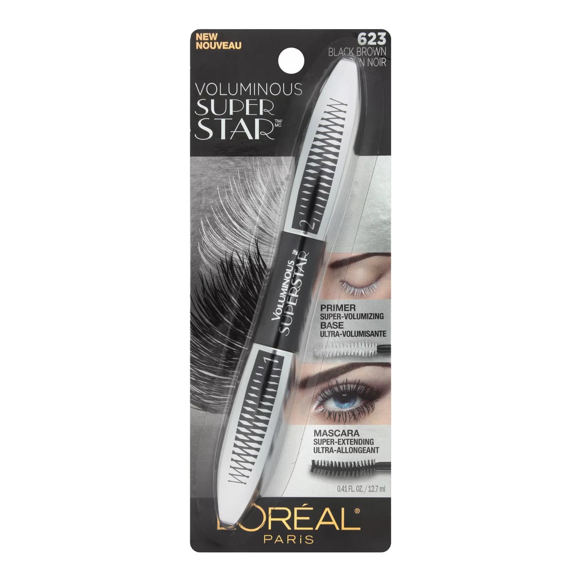 Voluminous Superstar Mascara - 623 Black Brown