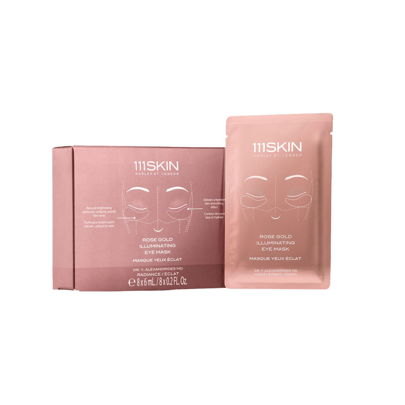 Rose Gold Illuminating Eye Mask box
