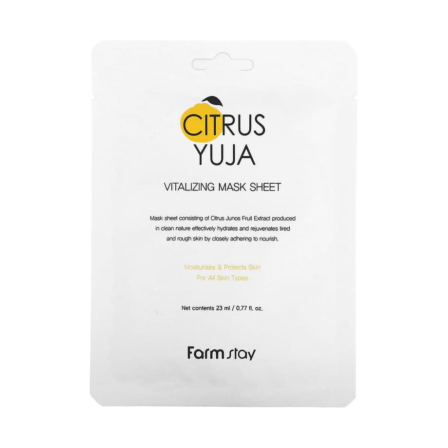 Citrus Yuja, Vitalizing Beauty Mask Sheet