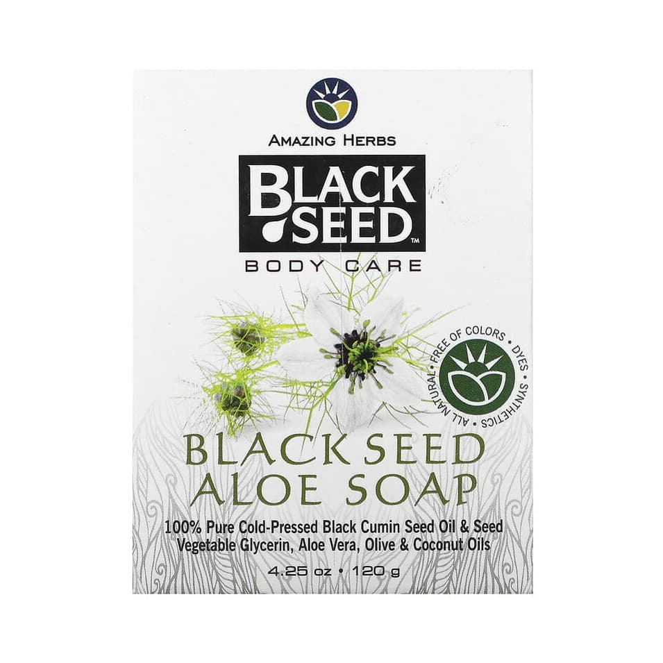 Black Seed, Body Care, Aloe Soap