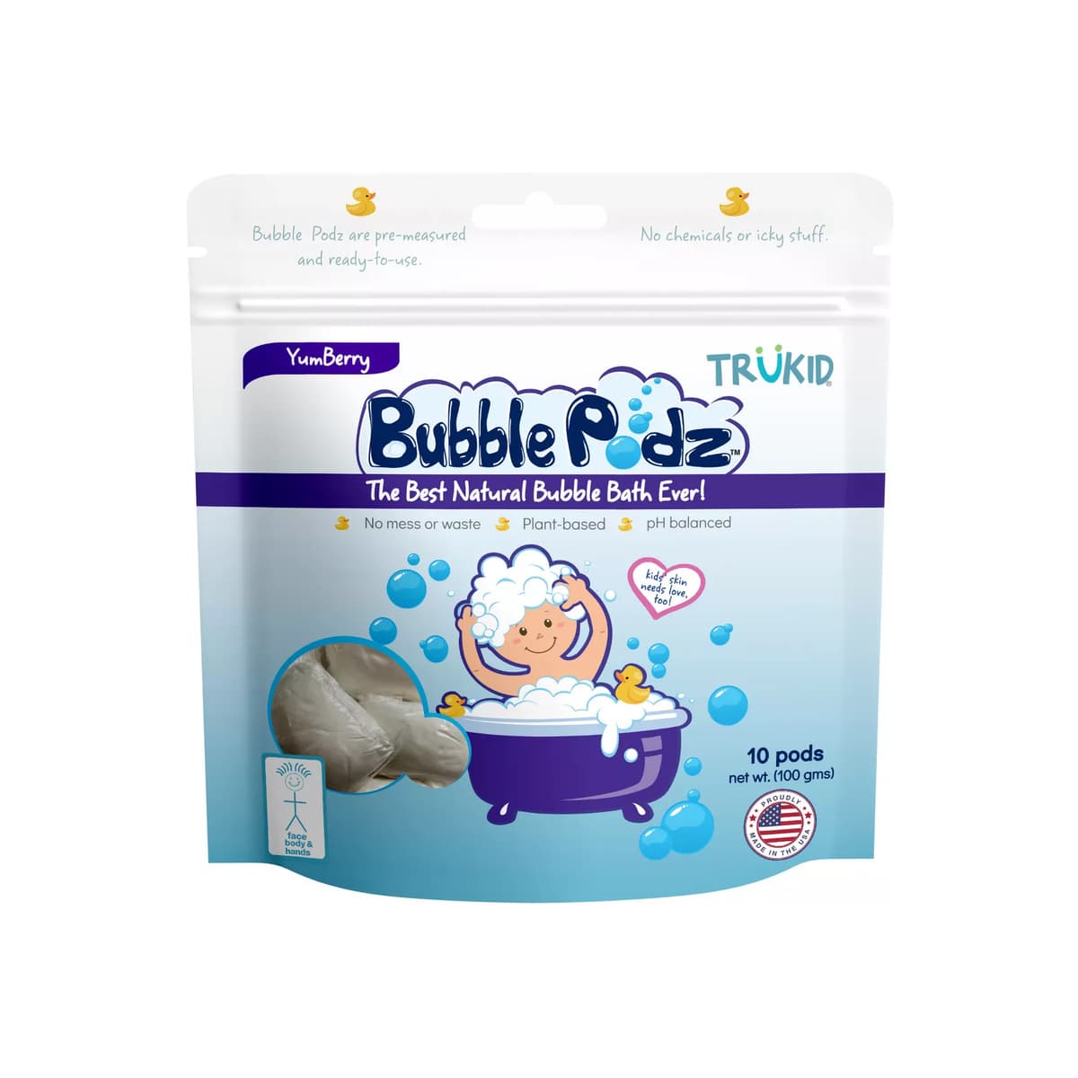 Bubble Podz Bubble Bath Yumberry (10 Count)