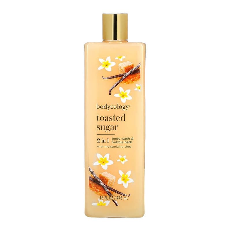2 In 1 Body Wash & Bubble Bath, Toasted Sugar