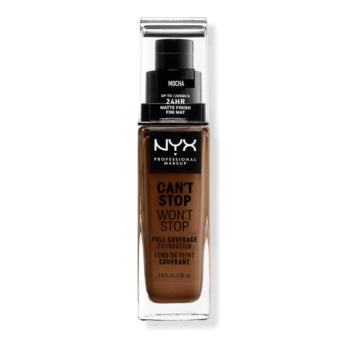 Can't Stop Won't Stop 24HR Full Coverage Matte Foundation, Mocha