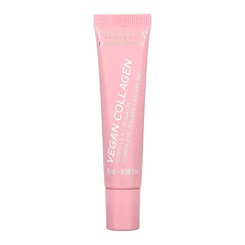 Vegan Collagen, Complex Lip Balm, Vanilla Cupcake Pink Shimmer