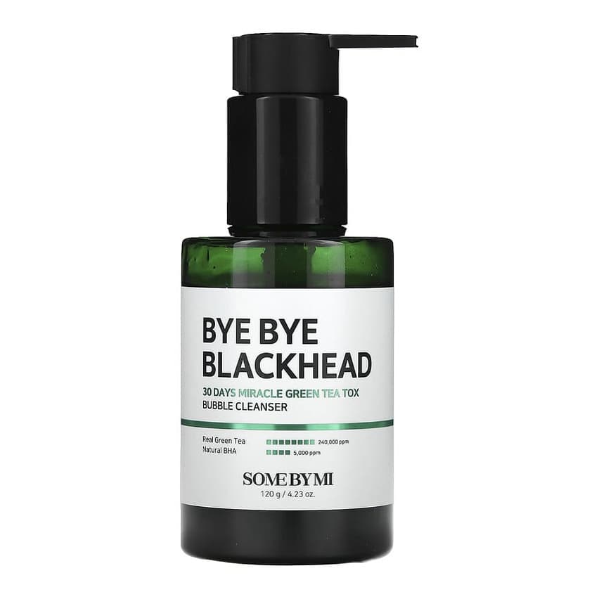Bye Bye Blackhead 30 Days Miracle Green Tea Tox Bubble Cleanser
