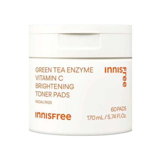 Green Tea Enzyme Vitamin C Brightening Toner Pads 60s