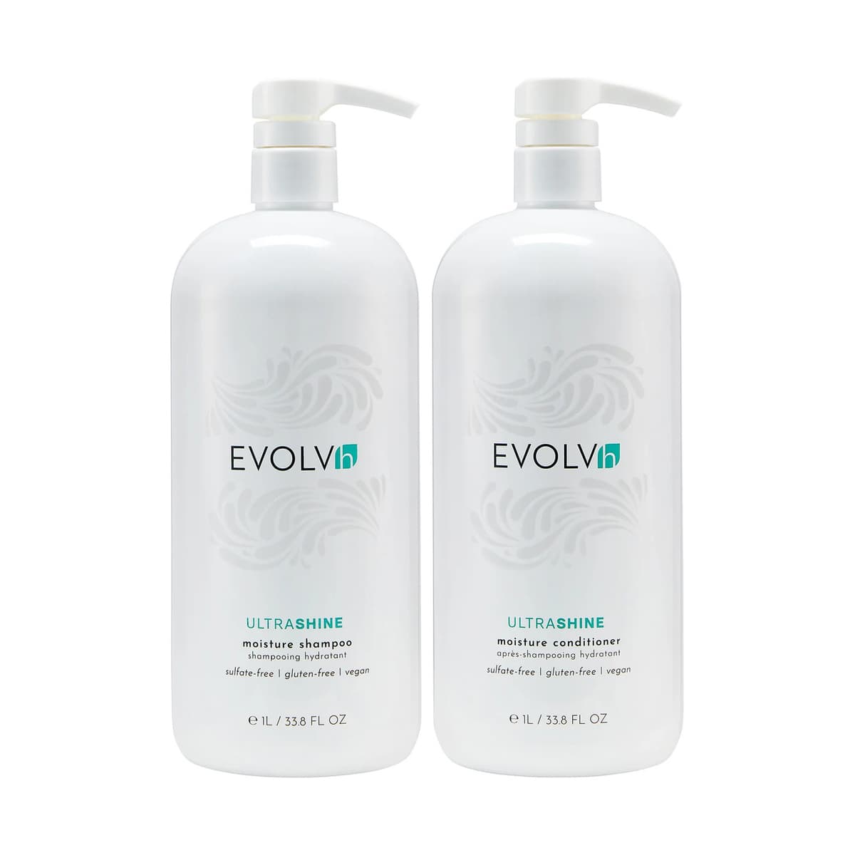 UltraShine Moisture Shampoo Conditioner Liter Duo