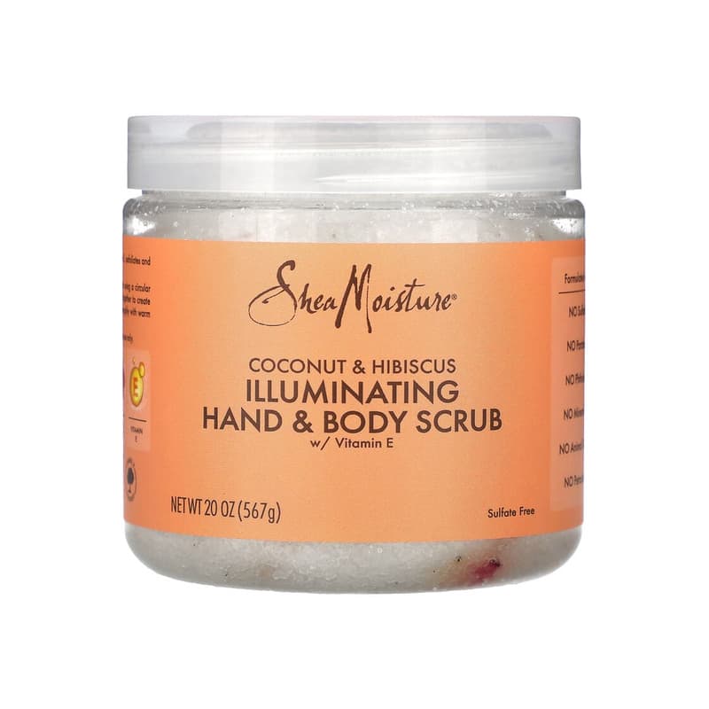 Illuminating Hand & Body Scrub With Vitamin E, Coconut & Hibiscus