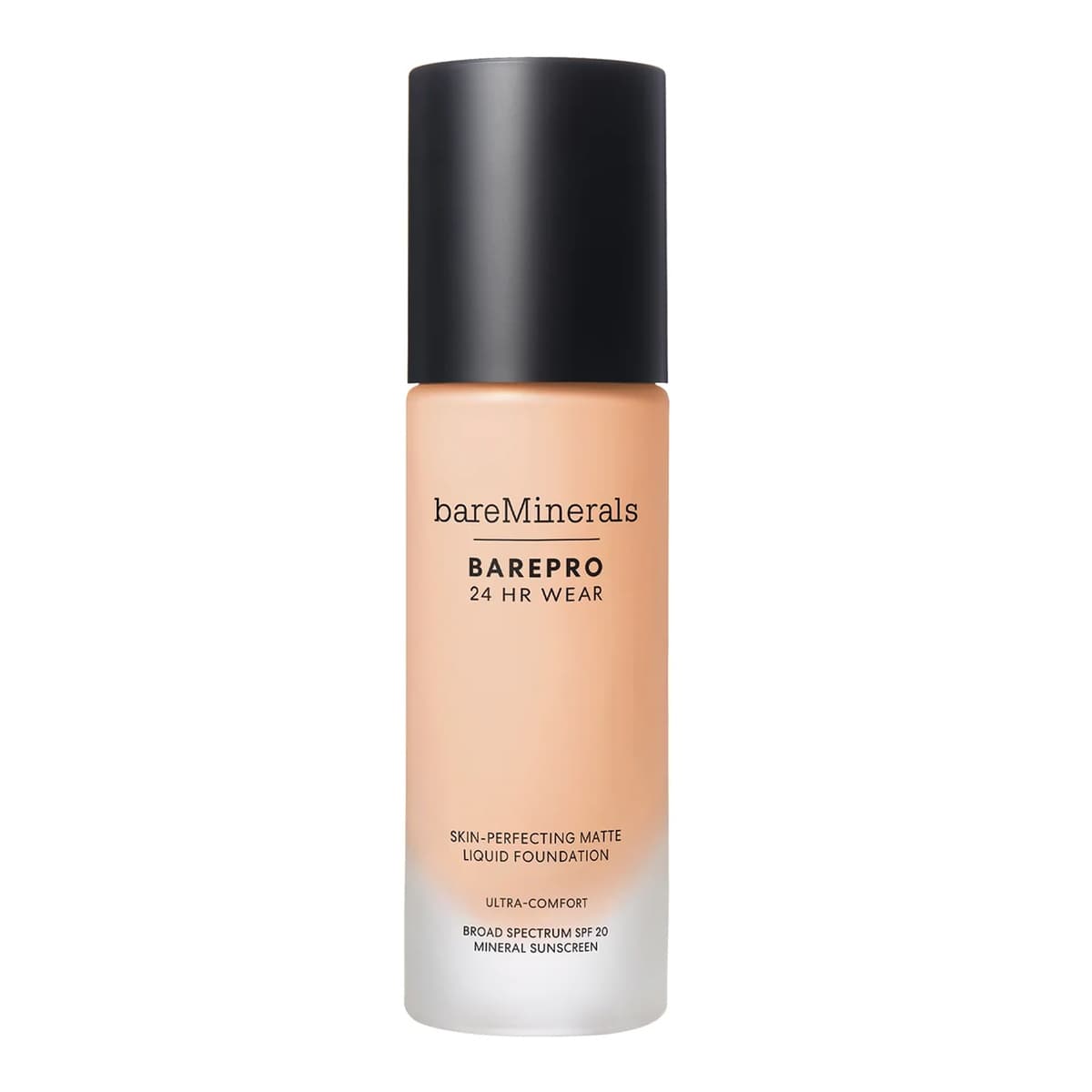 BAREPRO 24 Hour Matte Liquid Foundation Mineral SPF 20, Fair 12 Cool