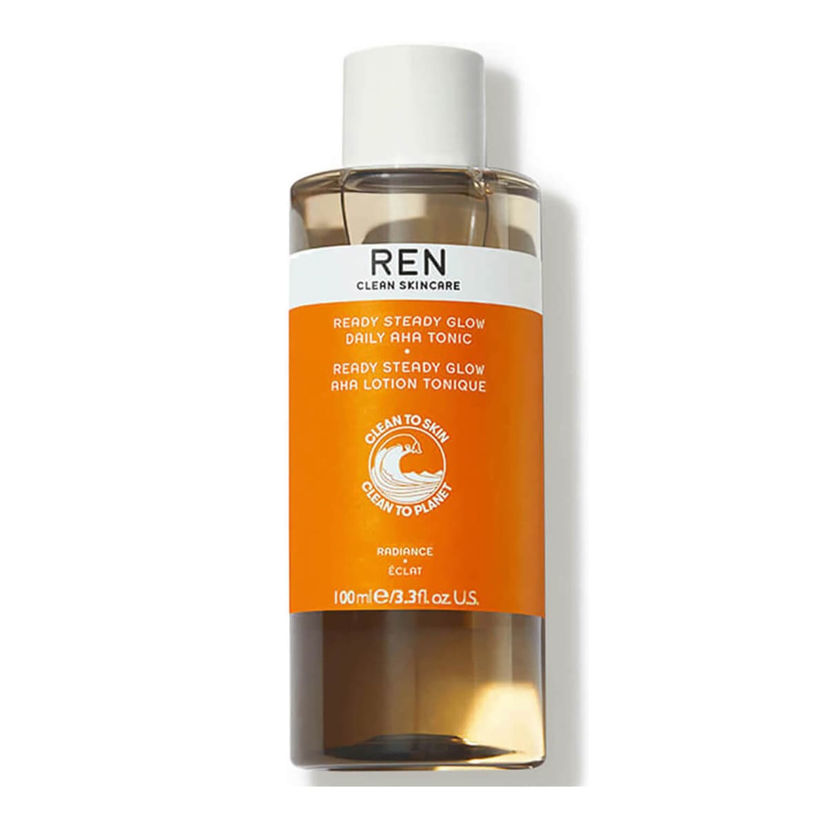 REN Travel Size Clean Skincare Ready Steady Glow Daily AHA Tonic