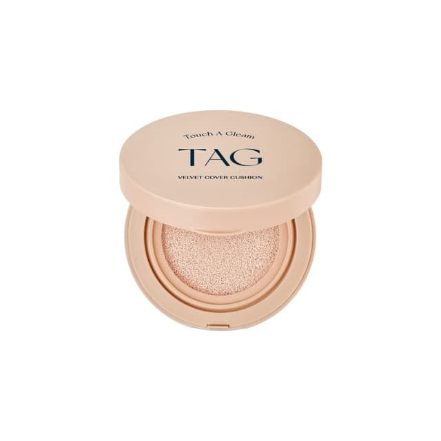 TAG Velvet Cover Cushion, #01 Pale Light