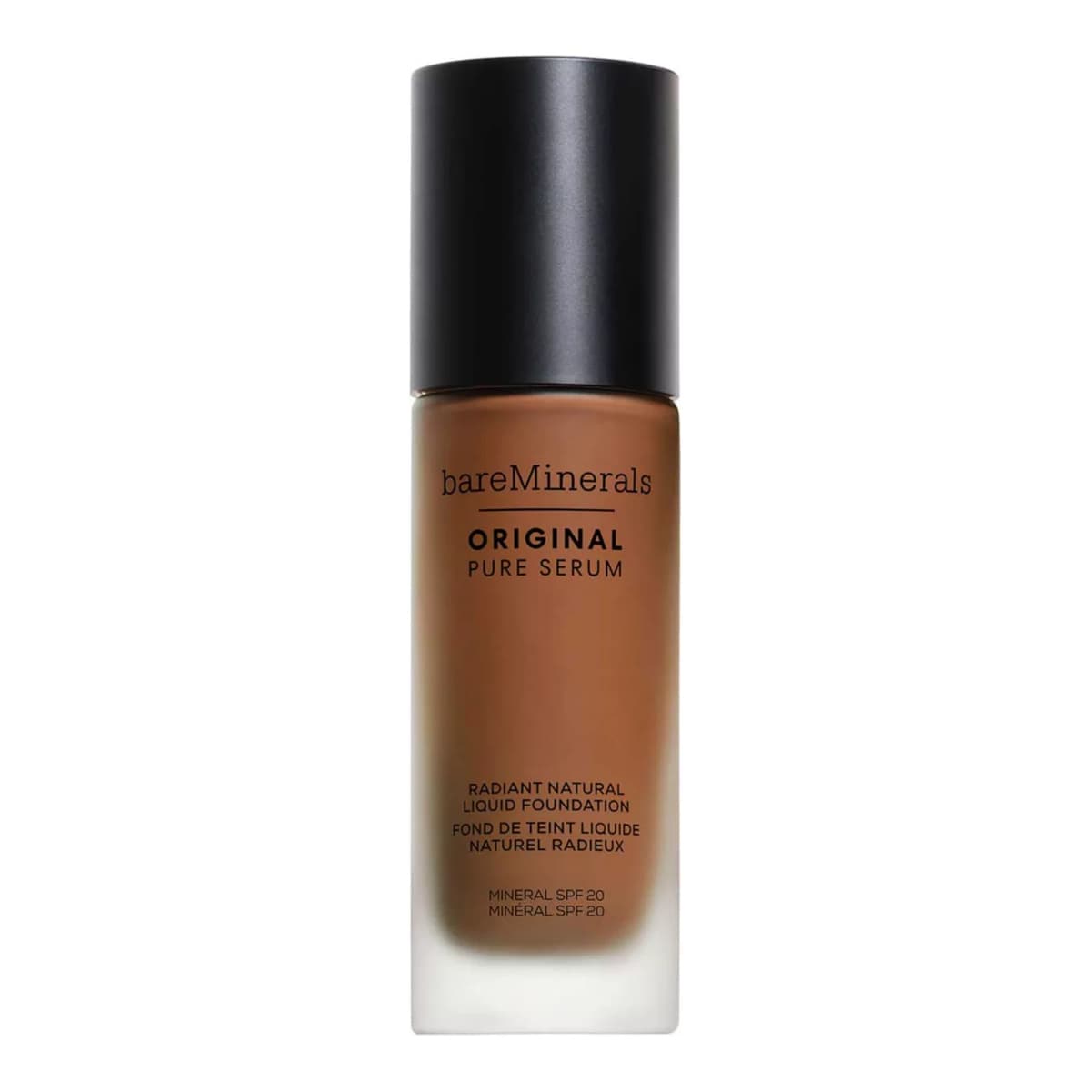 ORIGINAL Pure Serum Radiant Natural Liquid Foundation Mineral SPF 20, Deep Neutral 5