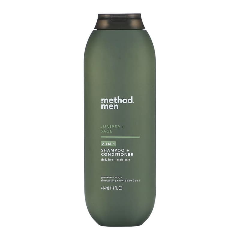 Men, 2-In-1 Shampoo + Conditioner, Juniper + Sage