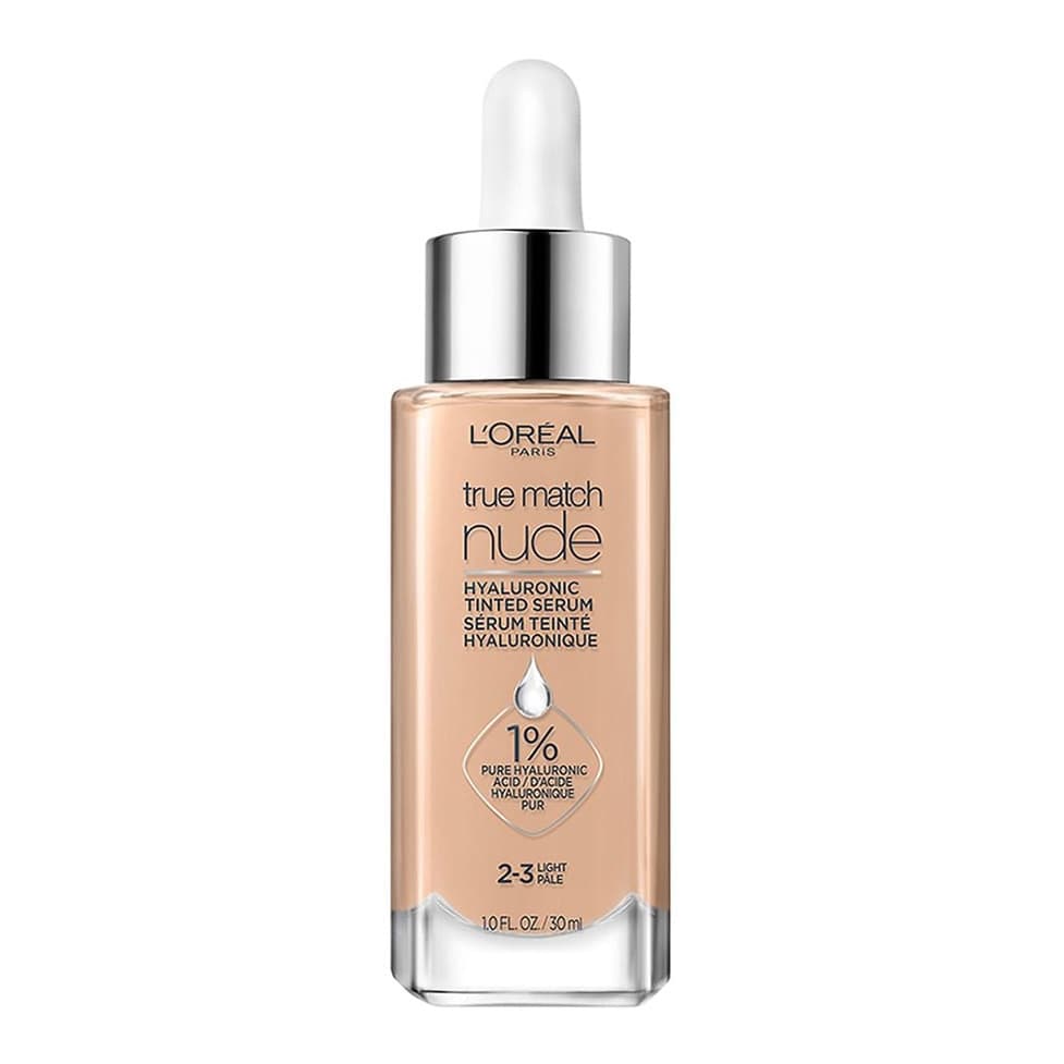 Hyaluronic Tinted Serum Makeup Skincare Hybrid, Light 2-3