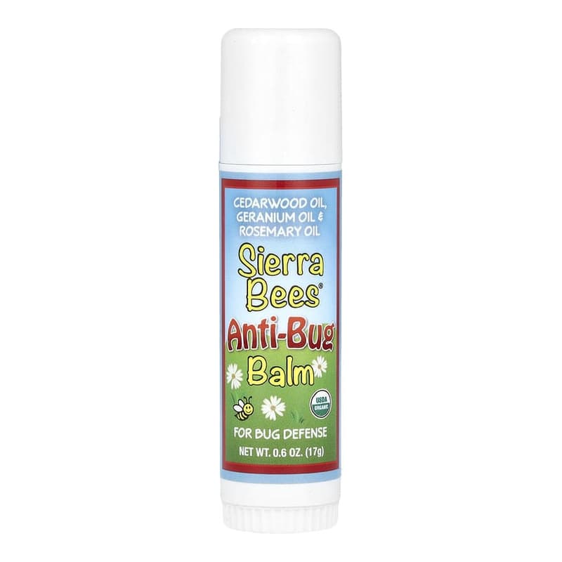 Anti-Bug Balm Stick, Cedarwood, Geranium & Rosemary Oil