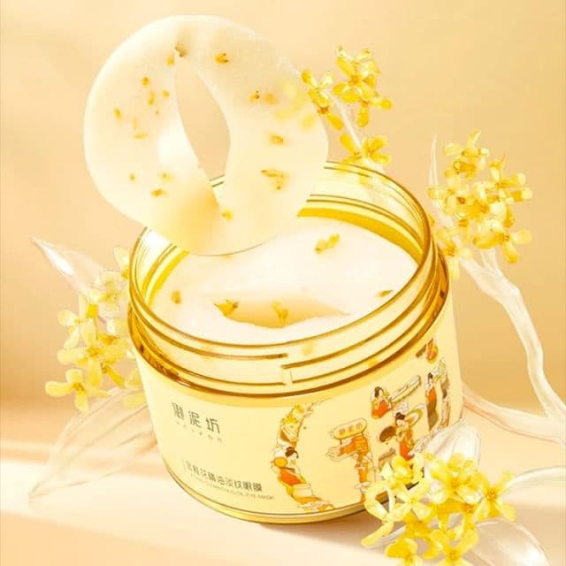 Flowers Bloom Osmanthus Eye Mask