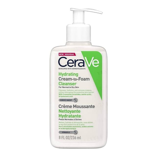 Hydrating Cream-To-Foam Cleanser For Normal To Dry Skin