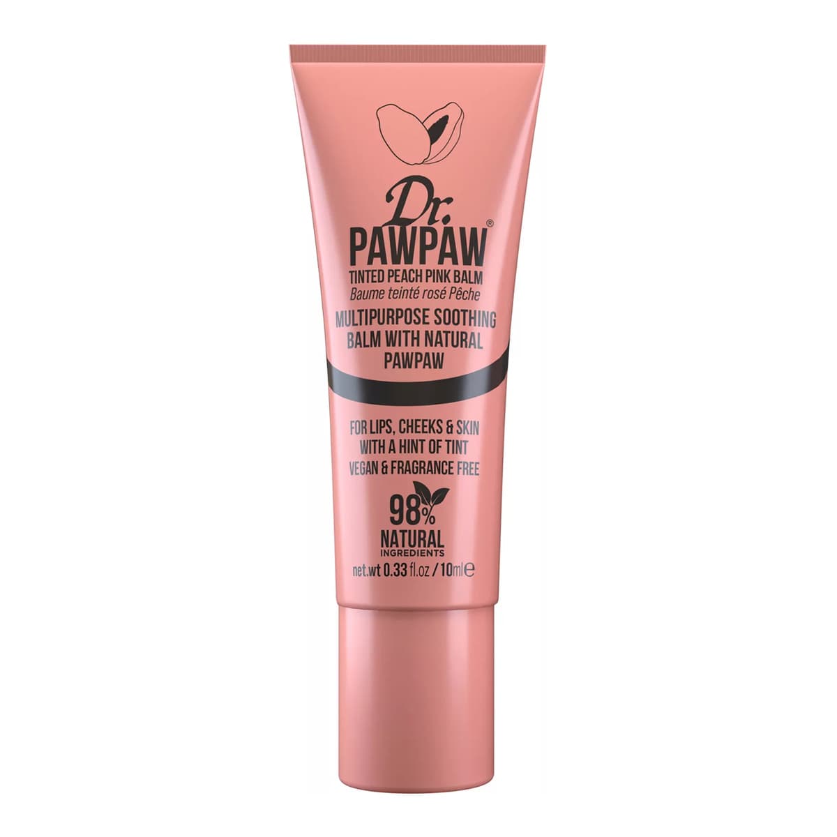 Multipurpose Soothing Tinted Lip Balm - Peach Pink