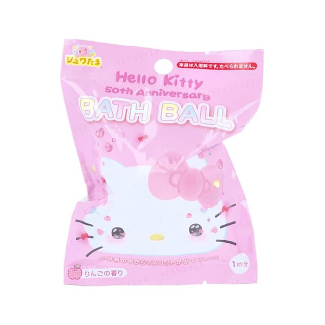 Sanrio Hello Kitty 50th Anniversary Bath Ball Apple