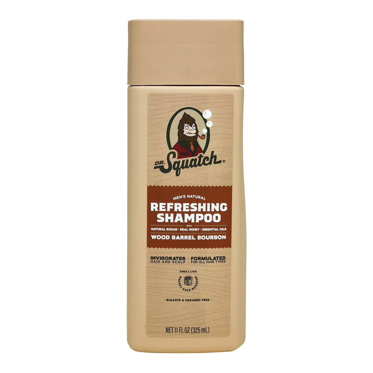 Men's Natural Shampoo - Wood Barrel Bourbon