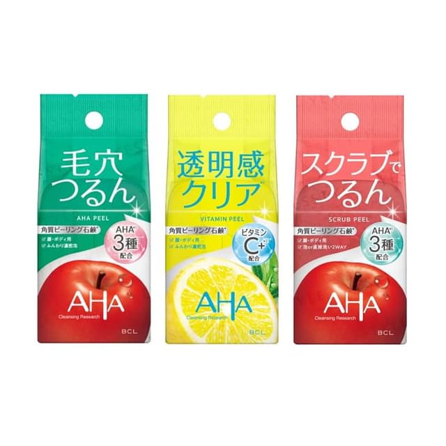 AHA Cleansing Research Soap, Scrub Peel